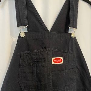 Revolt black overalls